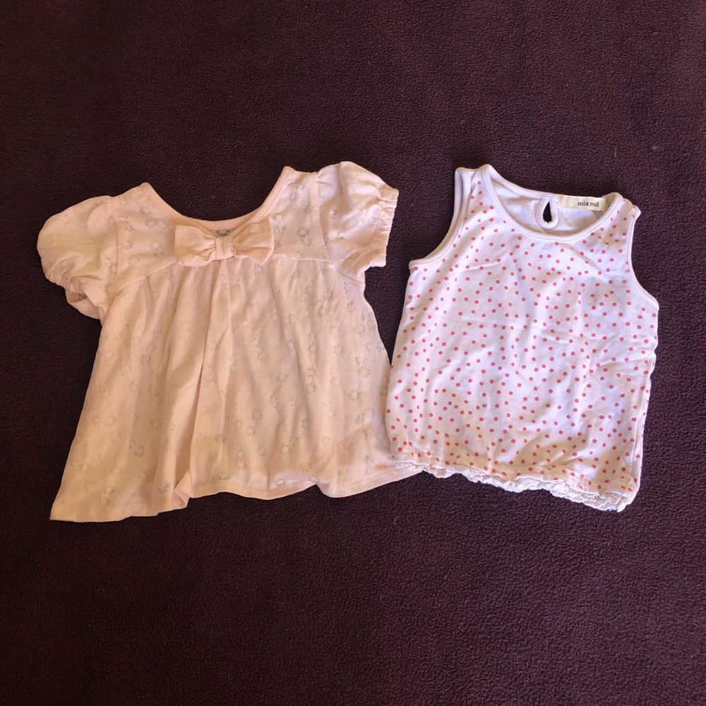Baby girl’s shirt set